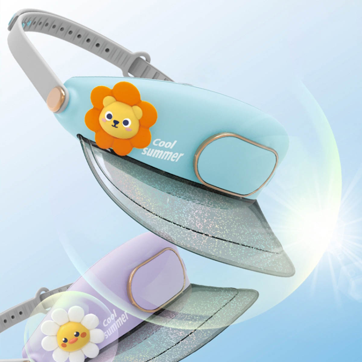 Miniatura 8 de Visera Infantil + Ventilador JPC-A06